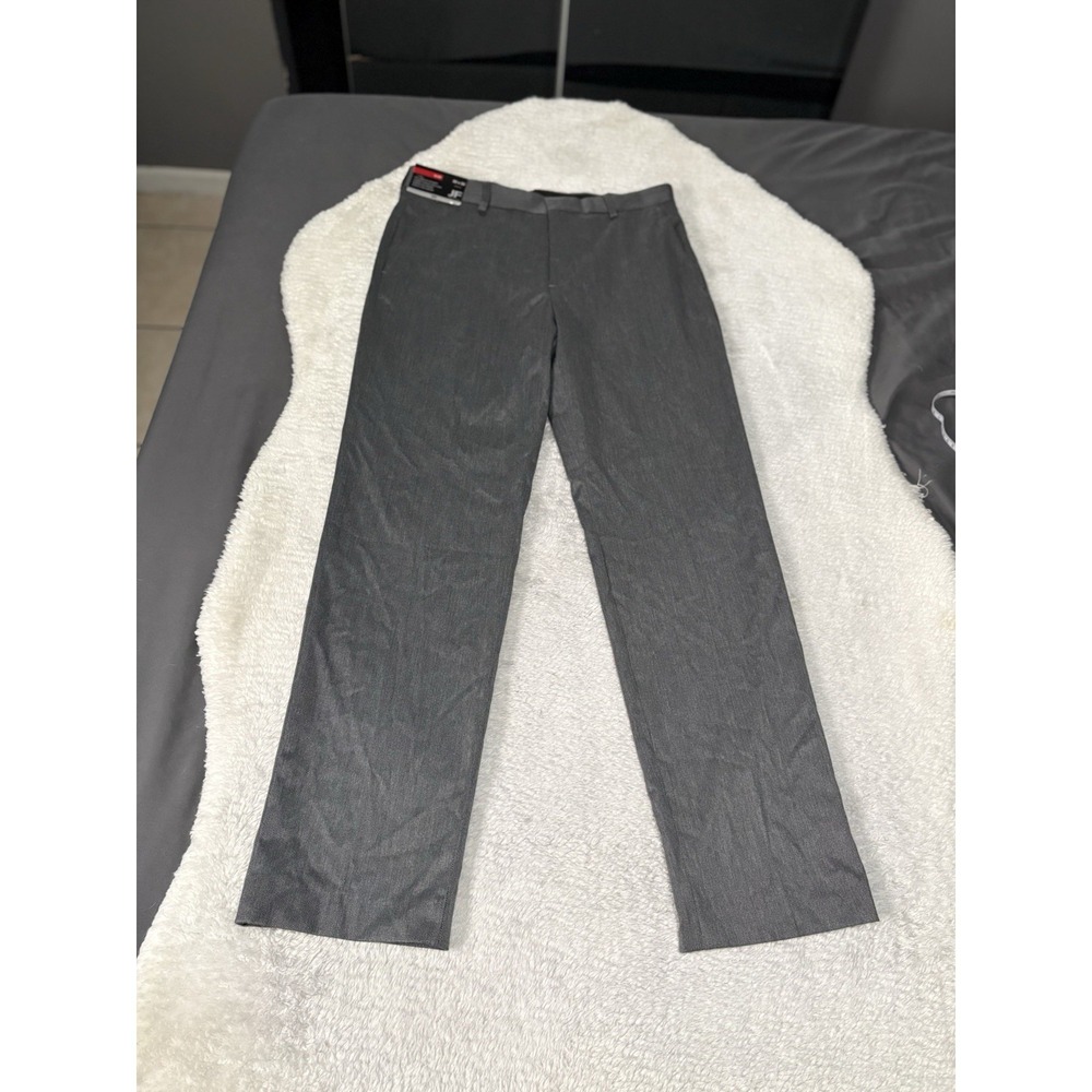 jf j.ferrar Men's Charcoal Dress Pants - Slim Straight
